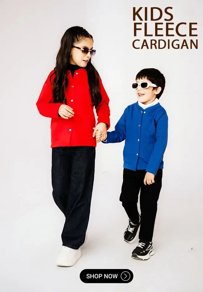Kids Fleece Cardigan
